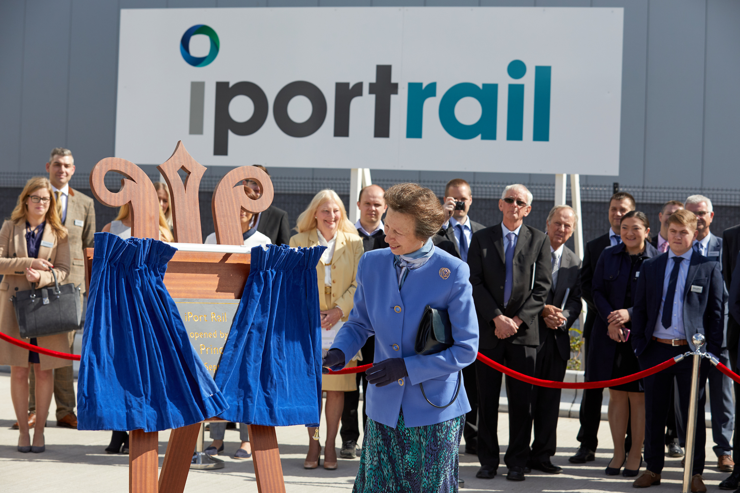 iPort Rail being formally opened by HRH The Princess Royal.